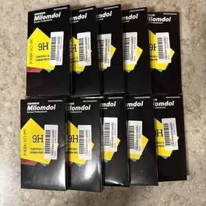 Lot Of 10 NEW Milomdoi 3 Pack Screen protector Tempered for Apple iPhone 15 Plus